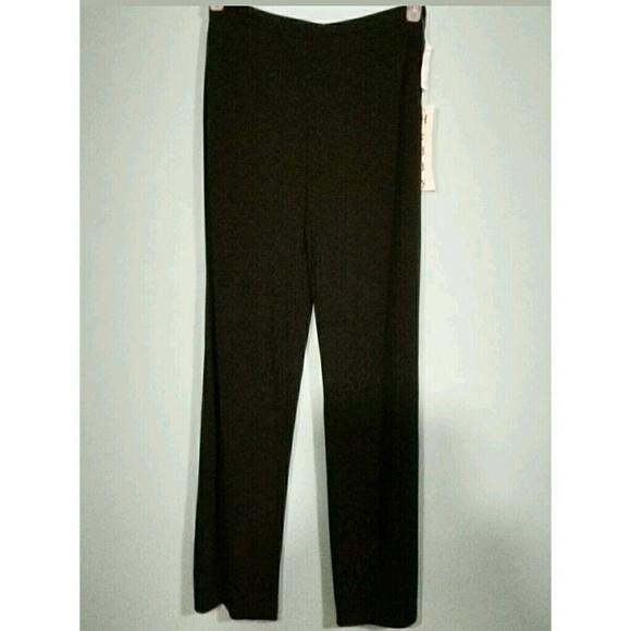 Heddy Pants Vintage Size 8 Straight Black Rayon - Picture 4 of 8